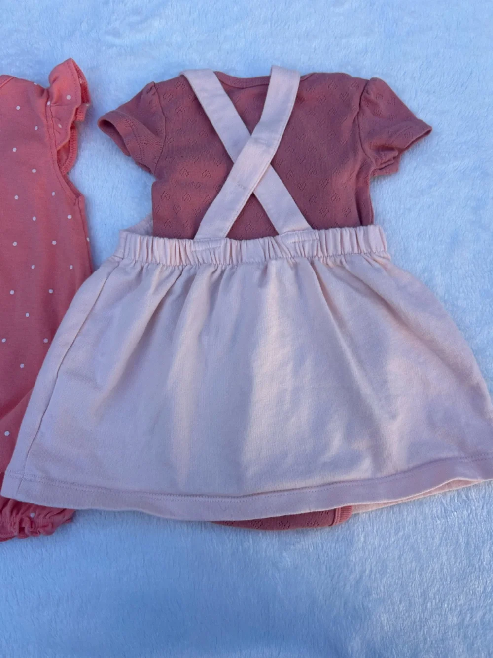 Carter's Coral and Blush Pink Baby Matching Sets